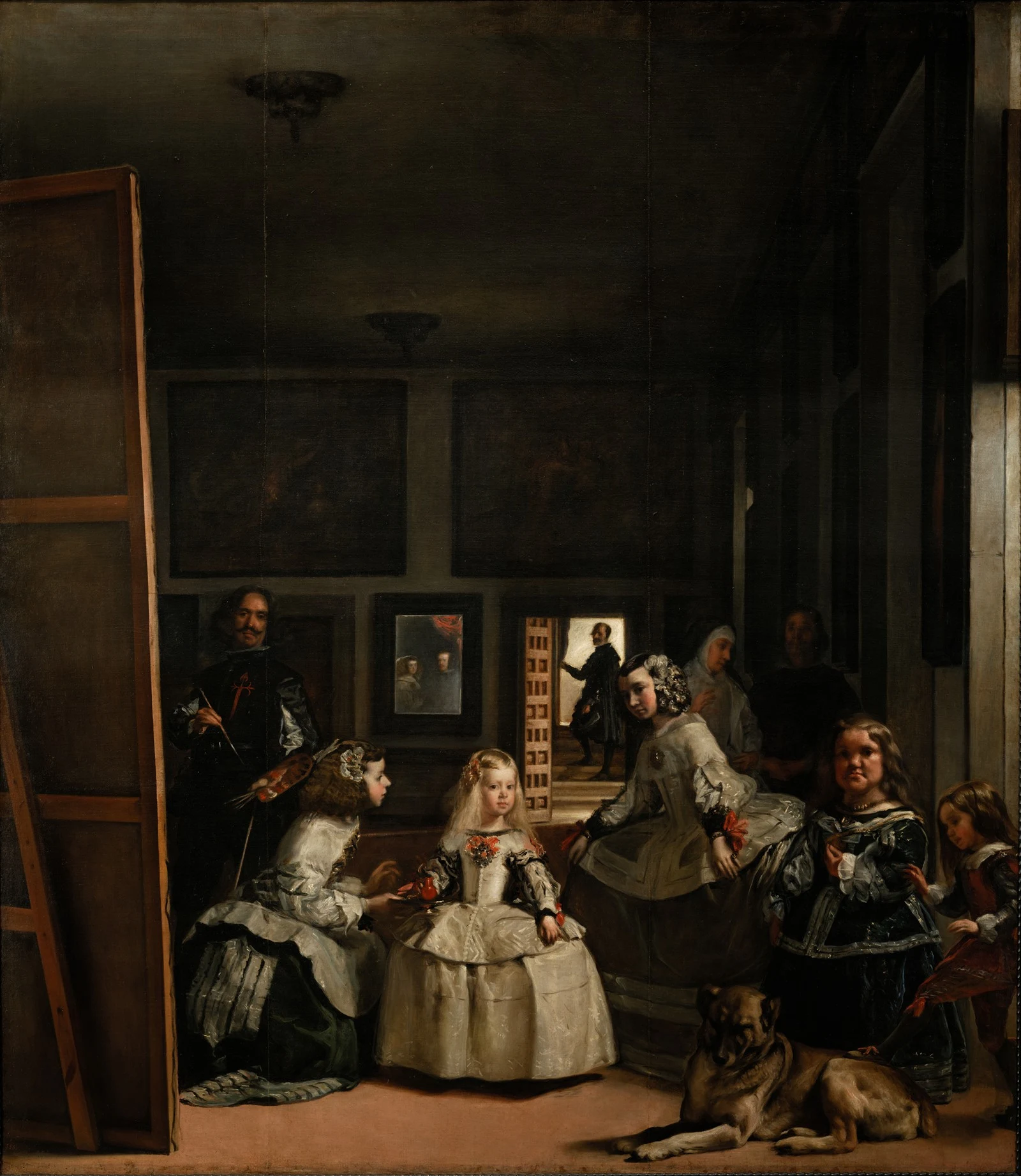 Diego Velázquez — Panny dworskie — całość